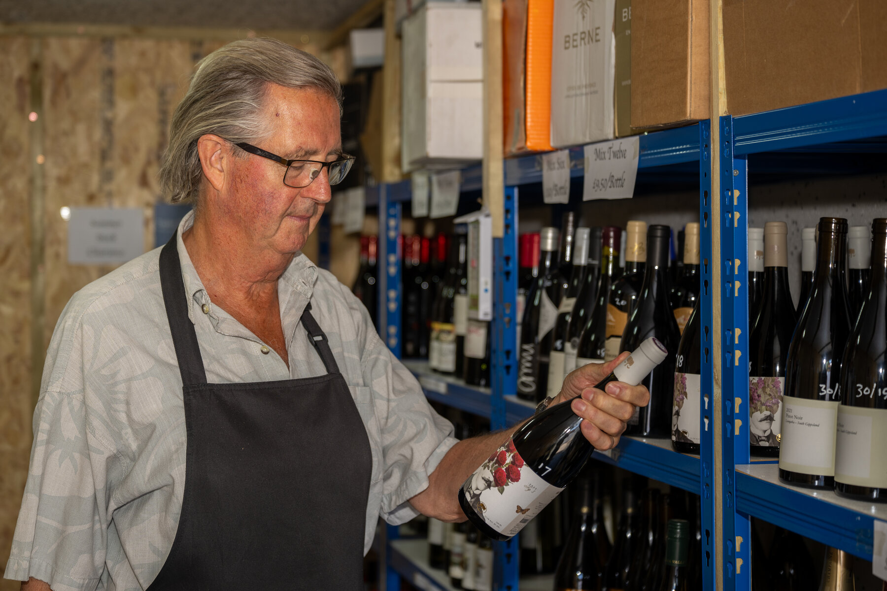 Wine merchant headshot, corporate photography by Jon Wagstaff