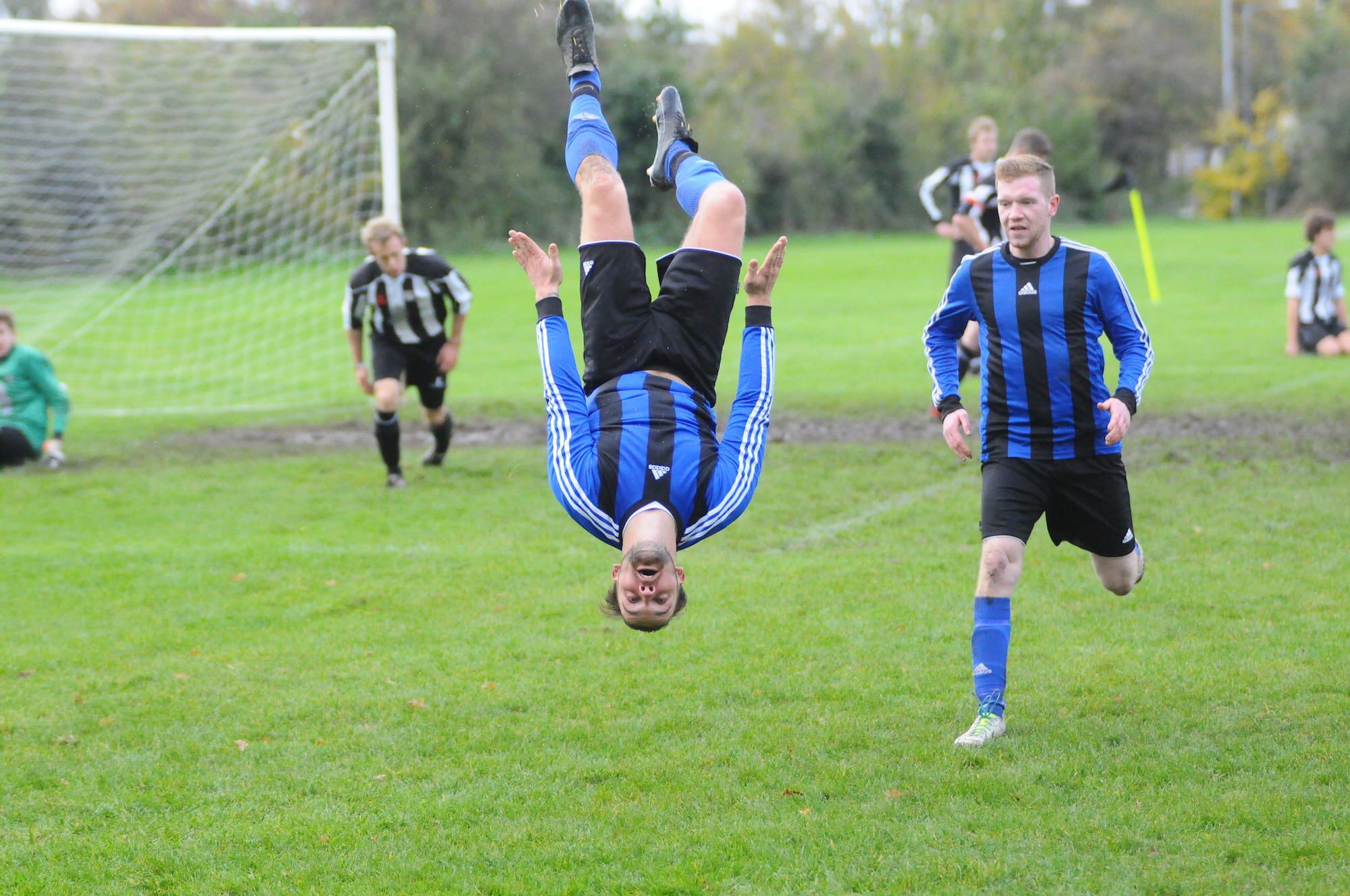 Rugby player in action at Southend Rugby Football Club, photographed by Jon Wagstaff
