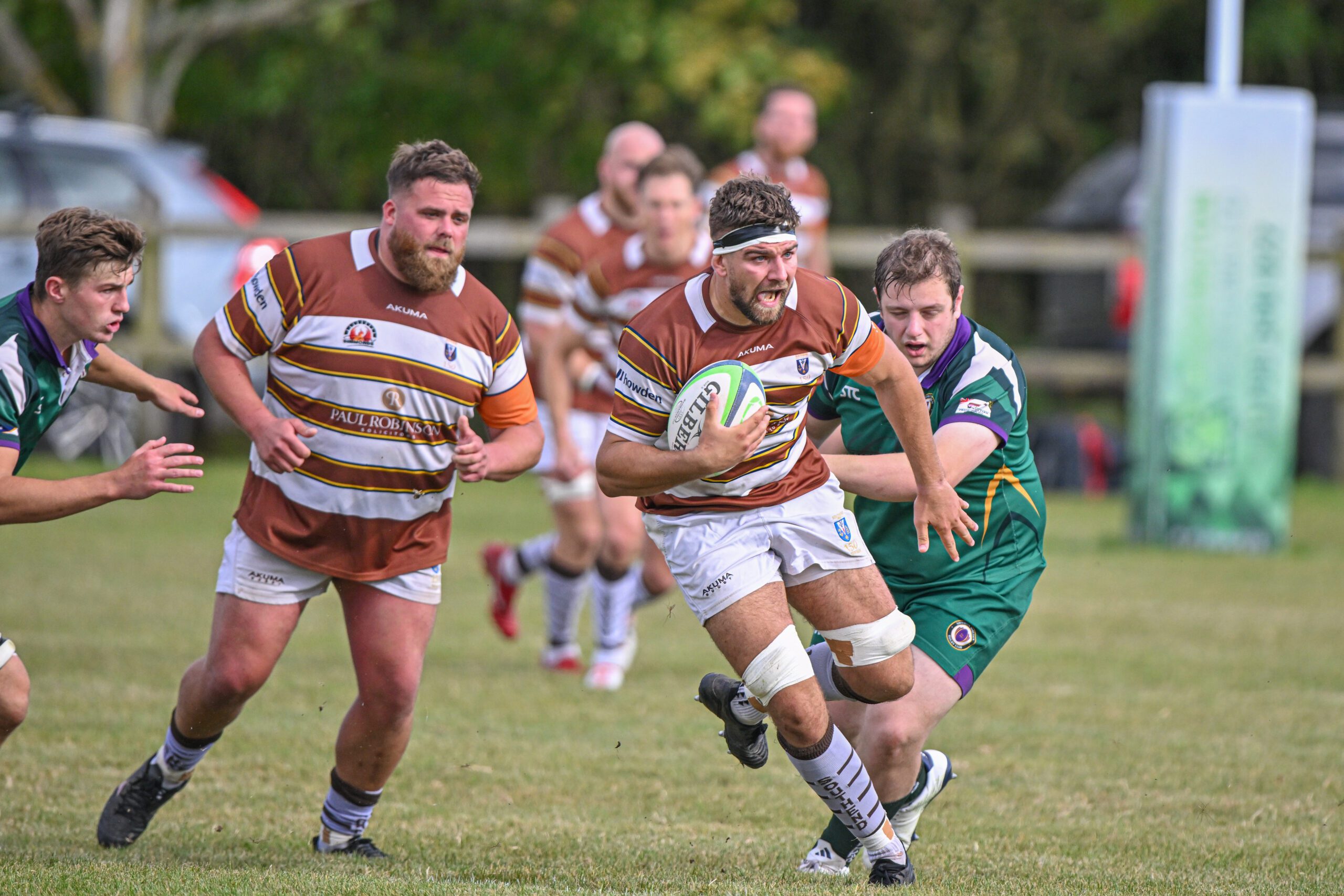 High-speed sports action moment captured during a match in Essex